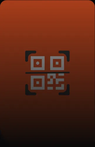 Pantalla de inicio con un código QR